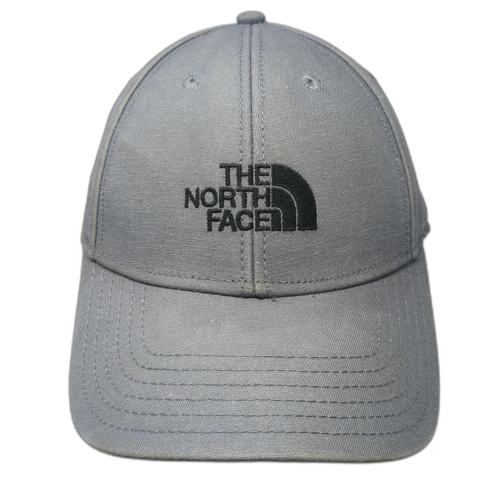The North Face Baseball Cap Gray OSFM Embroidered Logo Since 1966 Slideback Hat
